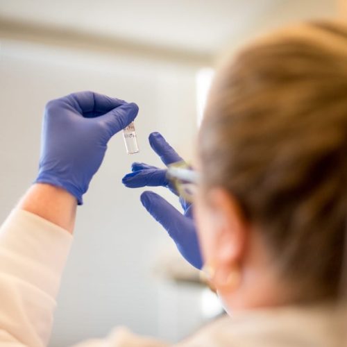 image001 Lady doctor watching chemical